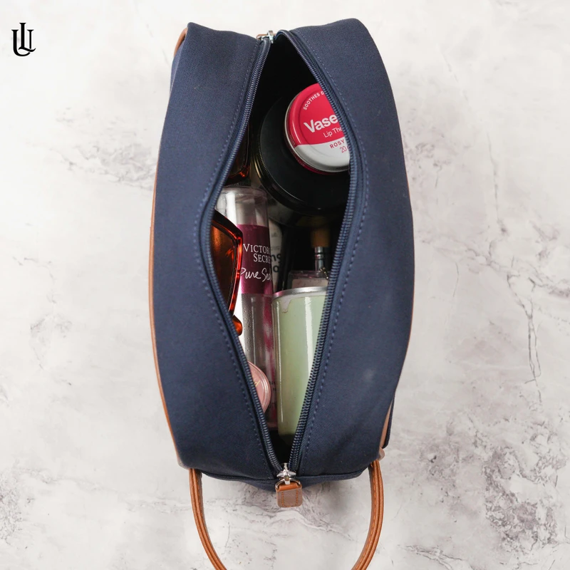 Toby Pouch Bag – Navy Blue - Image 6