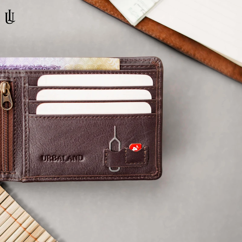 Reed Bifold Classic Wallet Chocolate - Image 3