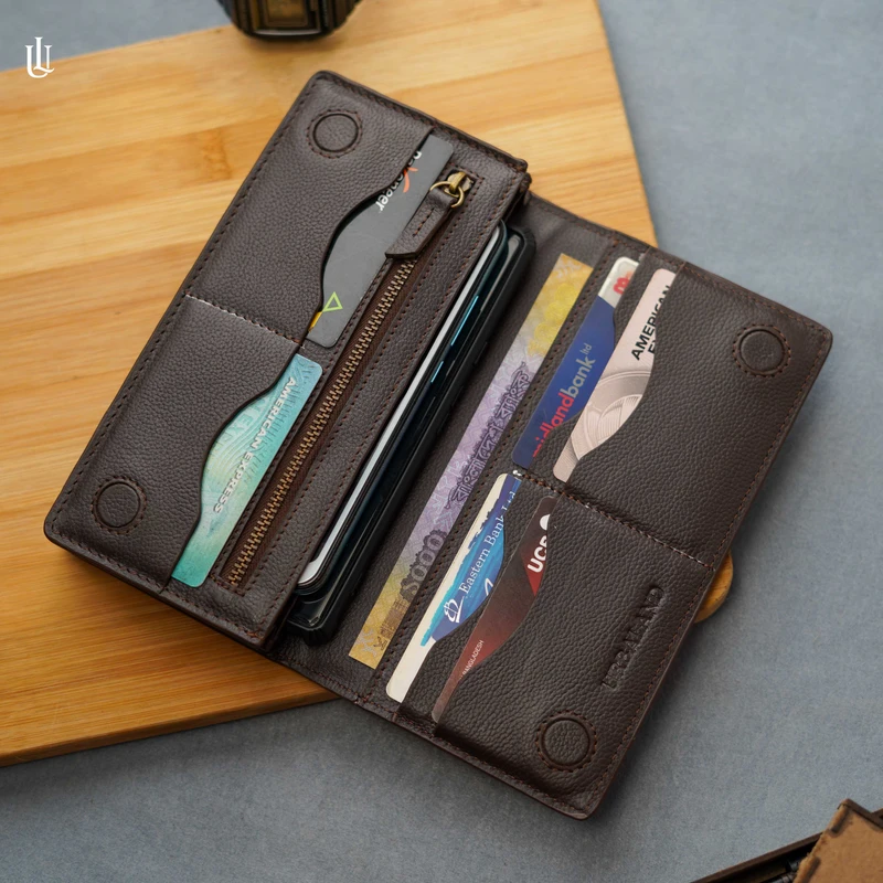 Wane Long Wallet – Chocolate