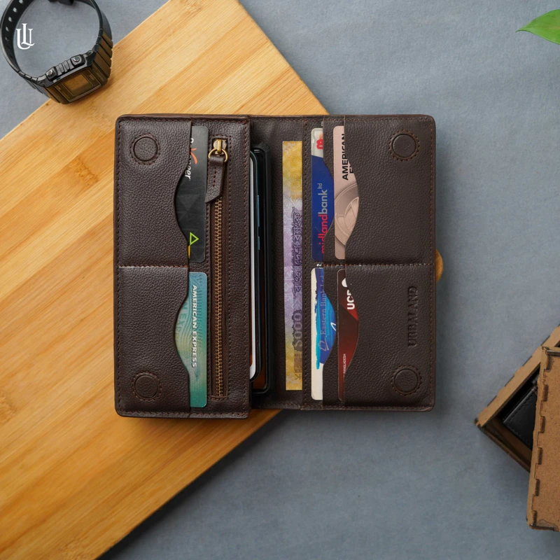 Wane Long Wallet – Chocolate - Image 4