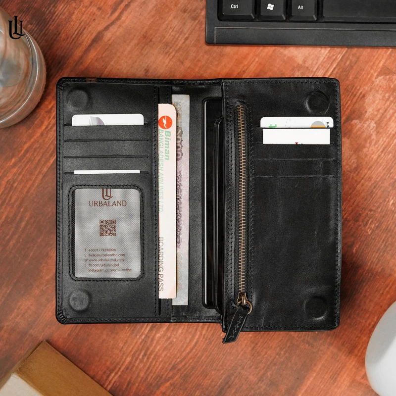 Kane Long Wallet V1 – Black