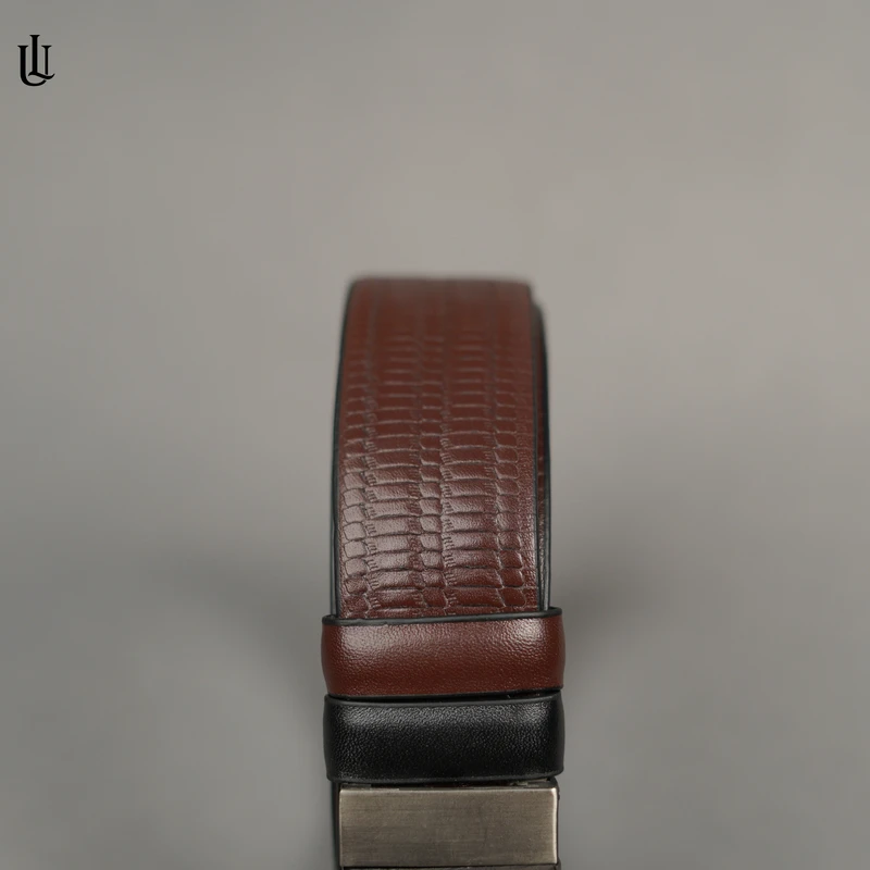 Axel Blocky Pattern Belt – Dual Tone Moving Brockless - Image 3