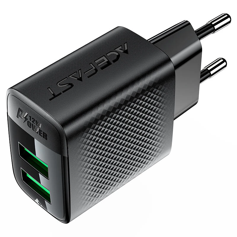 A86 12W (USB-A+USB-A) dual port charger (EU) - Thumbnail 3
