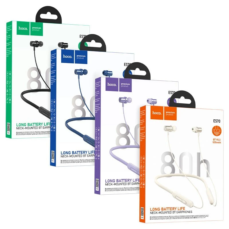 ES70 Armour neck-mounted BT earphones