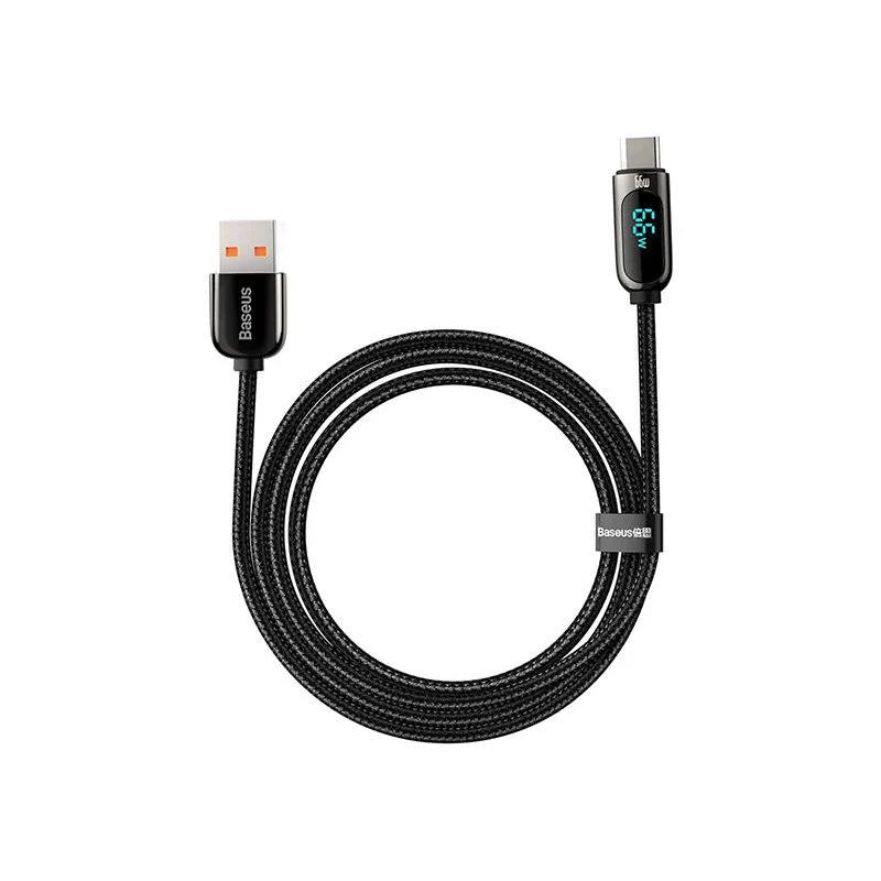 Baseus Display Fast Charging Data Cable USB to Type-C 66W - Thumbnail 4