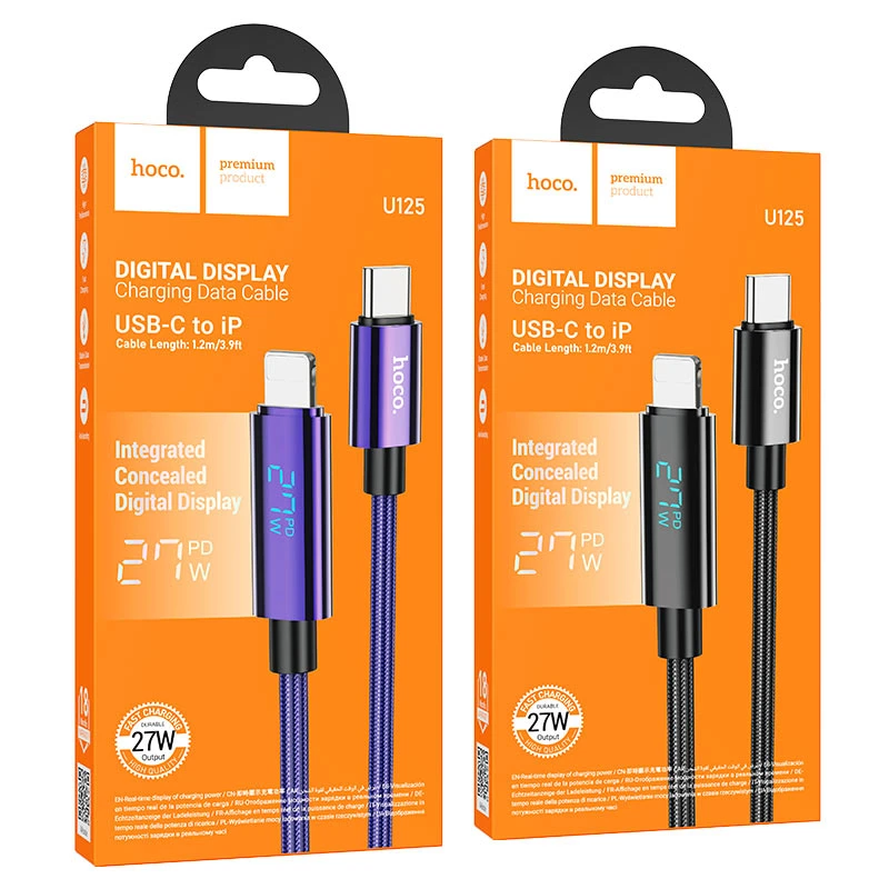 U125 Benefit PD charging data cable with display iP - Thumbnail 8