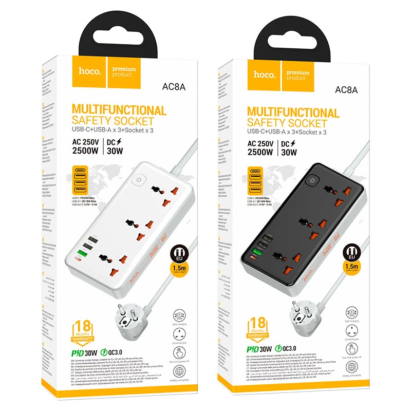 AC8A Storm 3-position socket PD30W 1C3A - Thumbnail 8