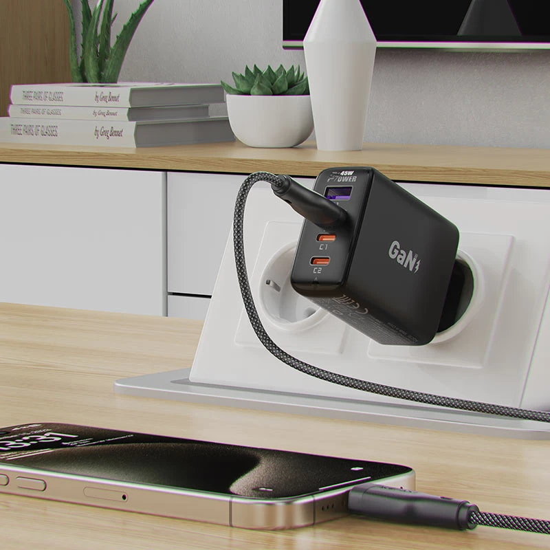 C8-04 USB-A to USB-C charging data cable - Thumbnail 5