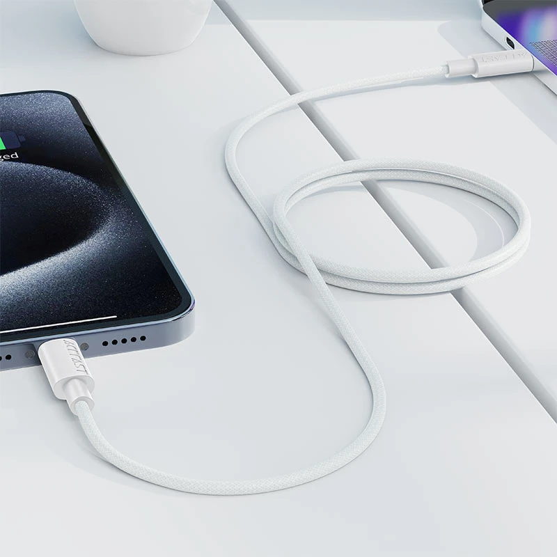 C18-03 USB-C to USB-C braid charging data cable - Thumbnail 5