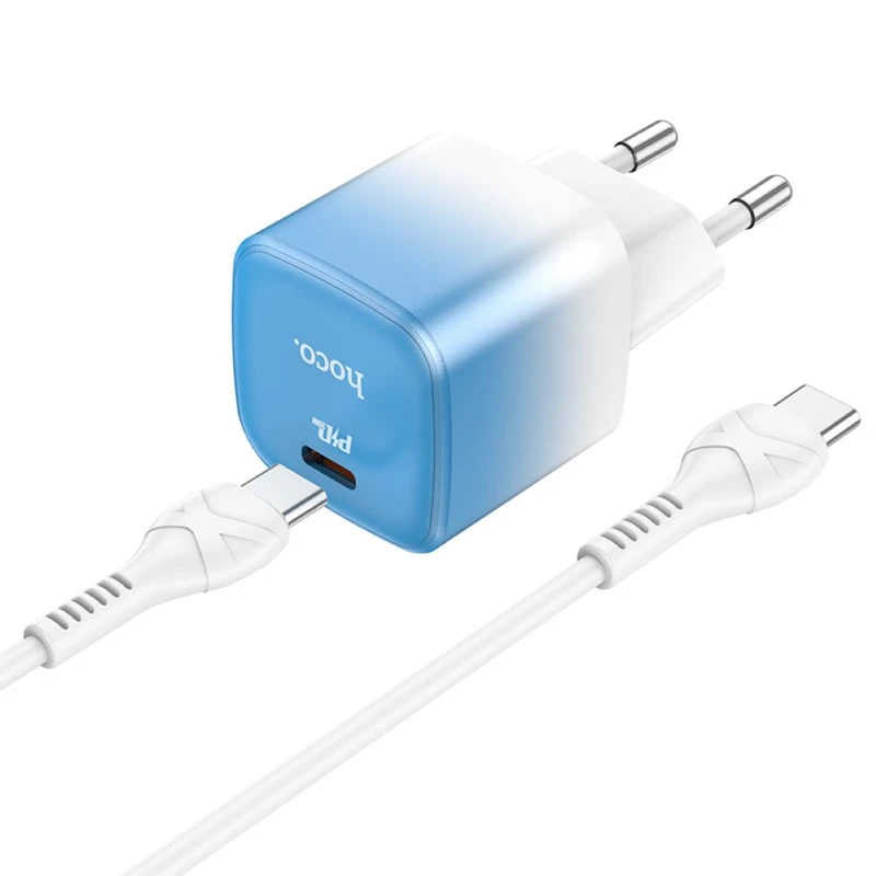 C101A single port PD20W charger set(C to iP)(EU) - Thumbnail 5