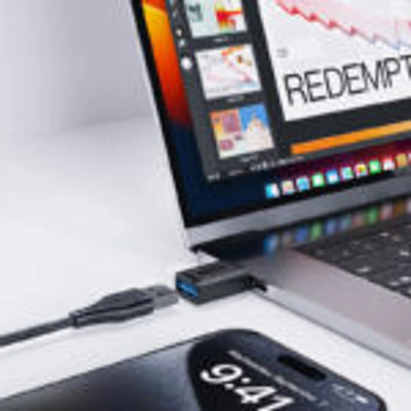 J1 USB-A to USB-C adapter