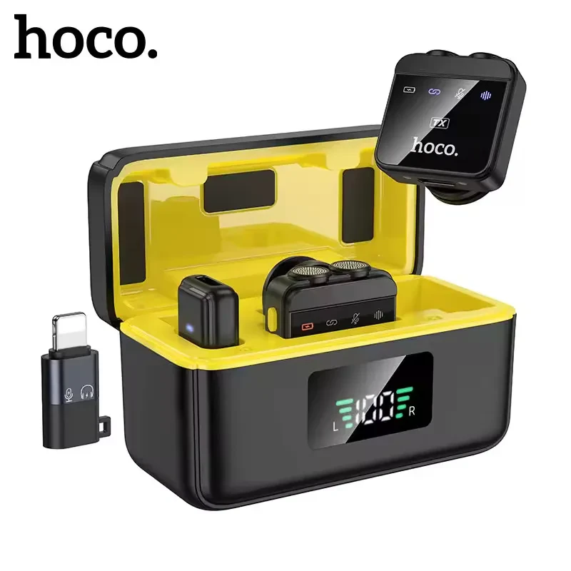 L17 Dual-mic magnetic lavalier wireless digital microphone(iP/Type-C)