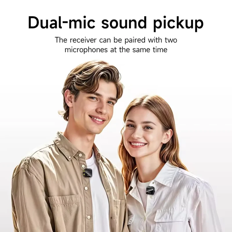 L17 Dual-mic magnetic lavalier wireless digital microphone(iP/Type-C) - Thumbnail 4