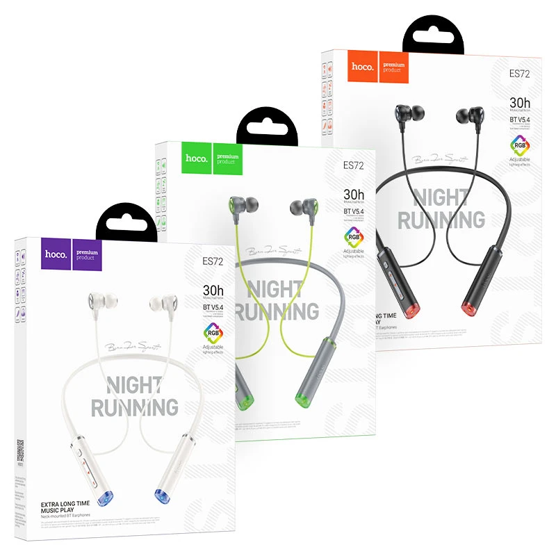 ES72 Benevolent neck-mounted BT earphones - Thumbnail 8