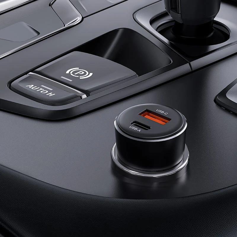 B12 60W (USB-A+USB-C) dual-port car charger - Thumbnail 5