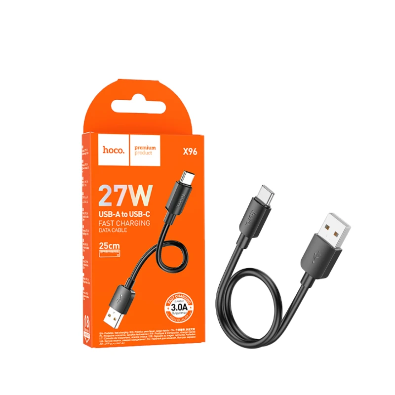 X96 Hyper 27W charging data cable Type-C(L=0.25M