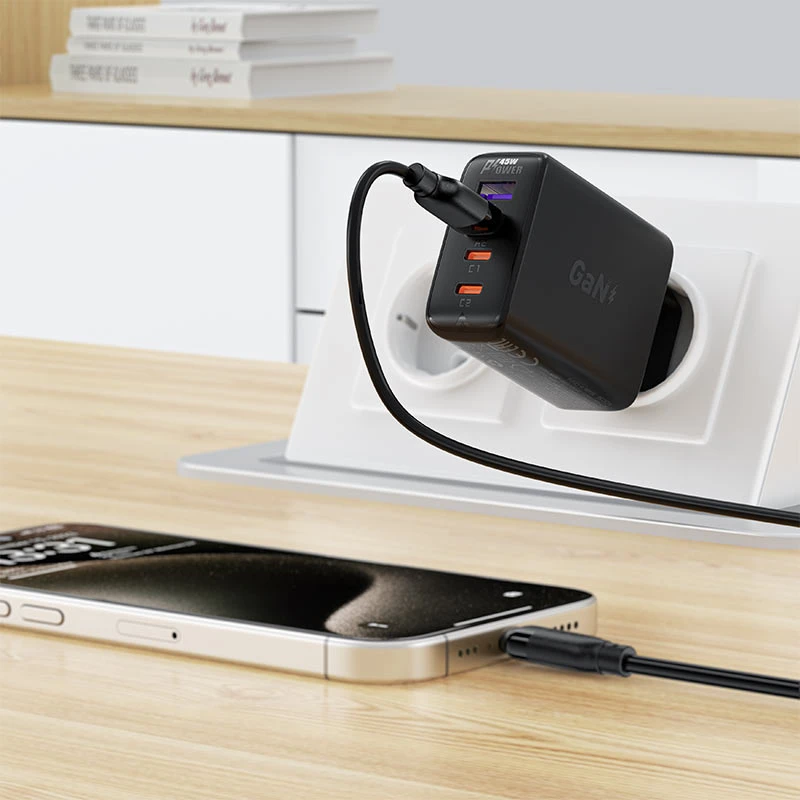 C16-04 USB-A to USB-C TPE charging data cable - Thumbnail 4