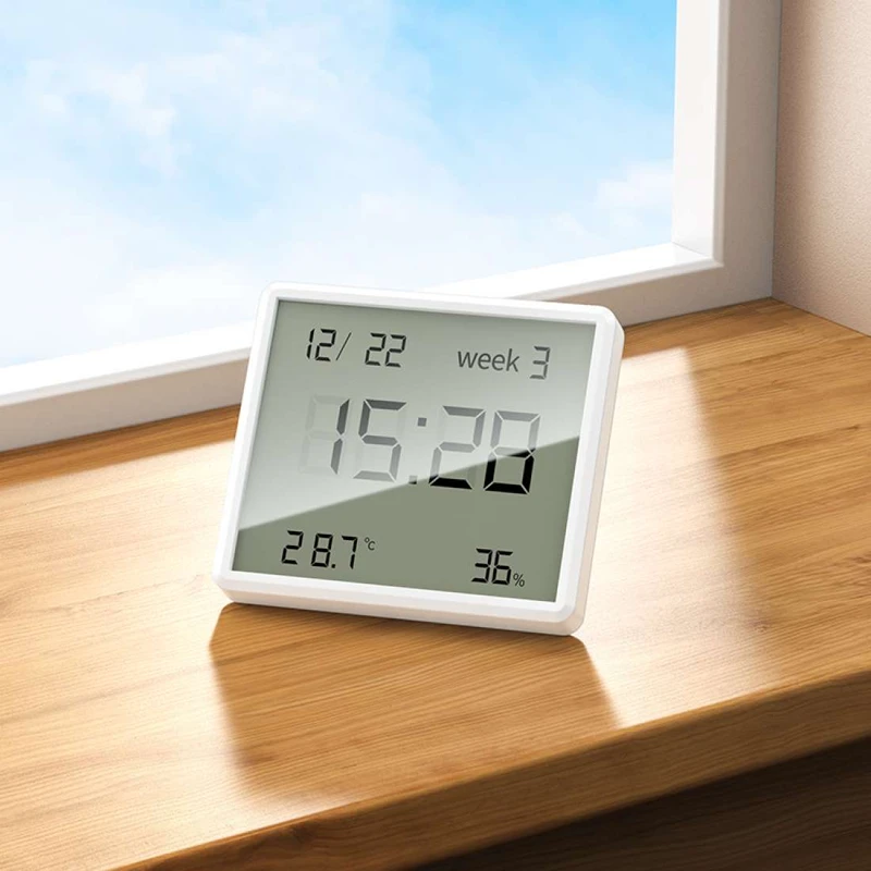 HX41 Indoor electronic clock with hygrothermometer - Thumbnail 4
