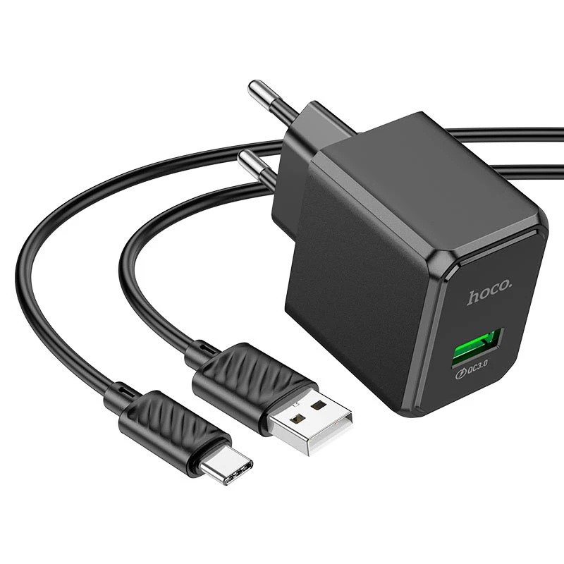 CS12A Ocean single port QC3.0 charger set(Type-C)(EU)