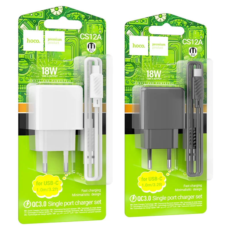 CS12A Ocean single port QC3.0 charger set(Type-C)(EU) - Thumbnail 5