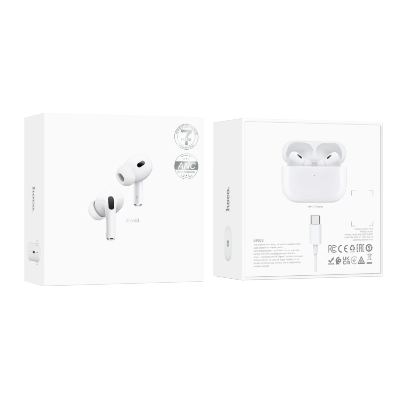 EW63 true wireless ANC noise reduction BT headset - Thumbnail 4