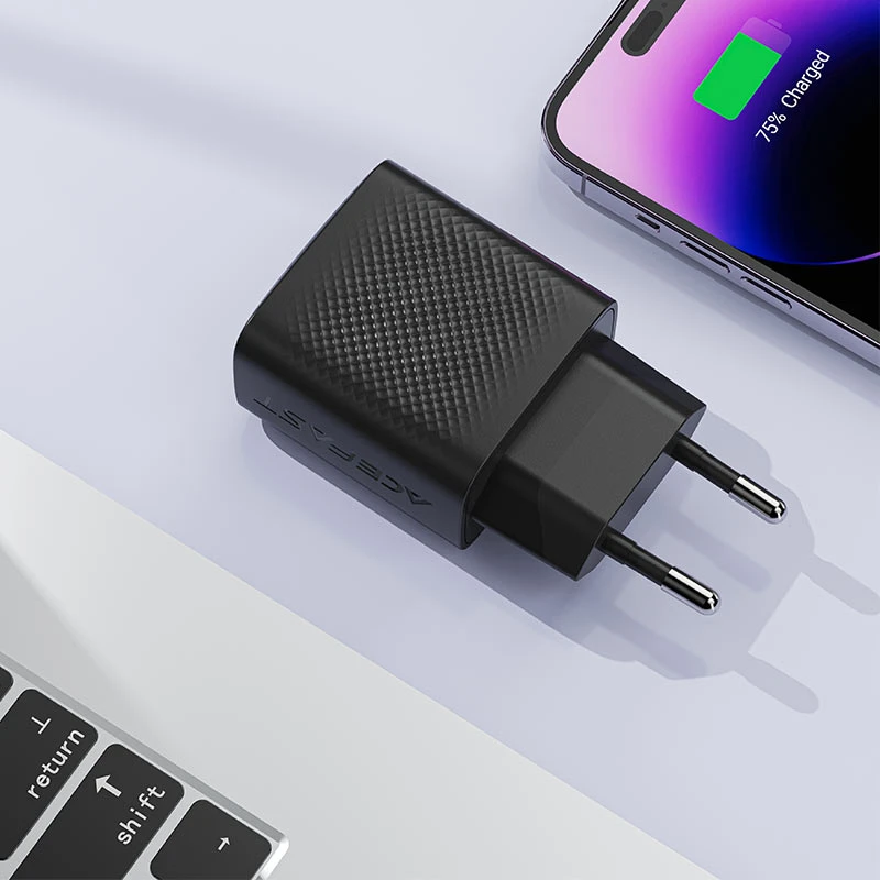 A104 PD25W GaN single USB-C charger (EU) - Thumbnail 5