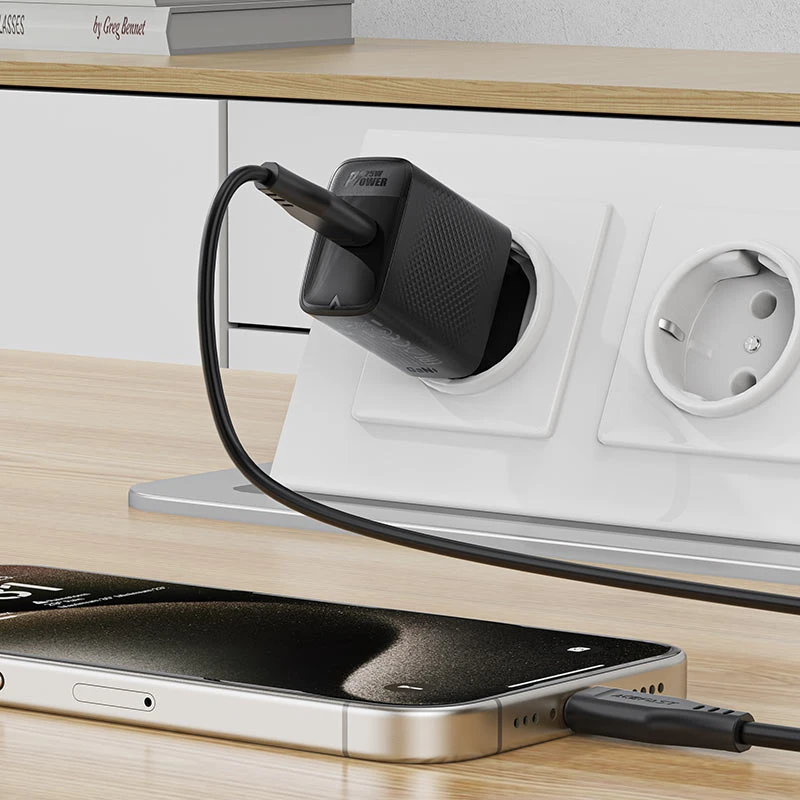 A104 PD25W GaN single USB-C charger (EU) - Thumbnail 6