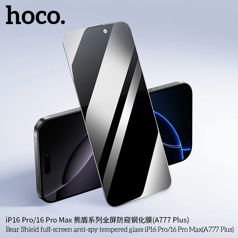 IPhone Bear Shield full-screen anti-spy tempered glass - Thumbnail 7