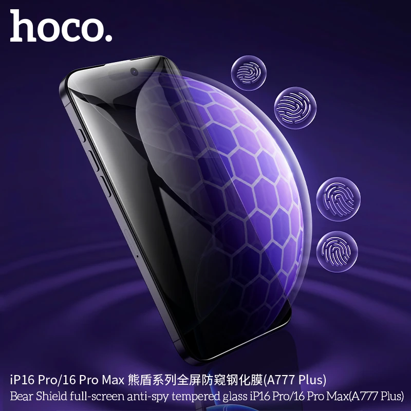 IPhone Bear Shield full-screen anti-spy tempered glass - Thumbnail 10