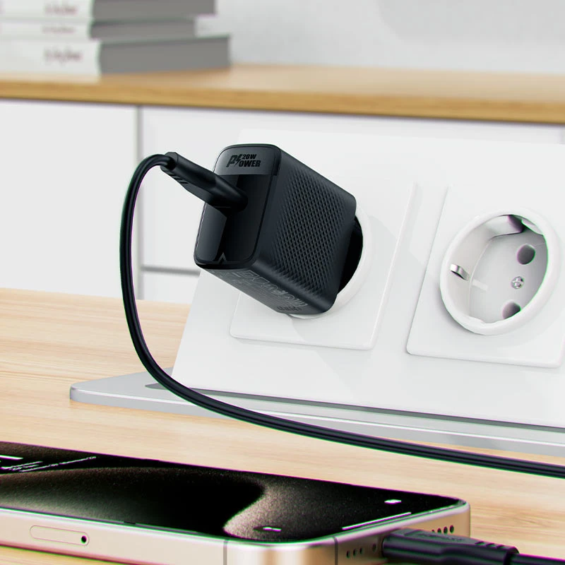 A82 PD20W GaN single USB-C charger set (P5) (EU) - Thumbnail 7