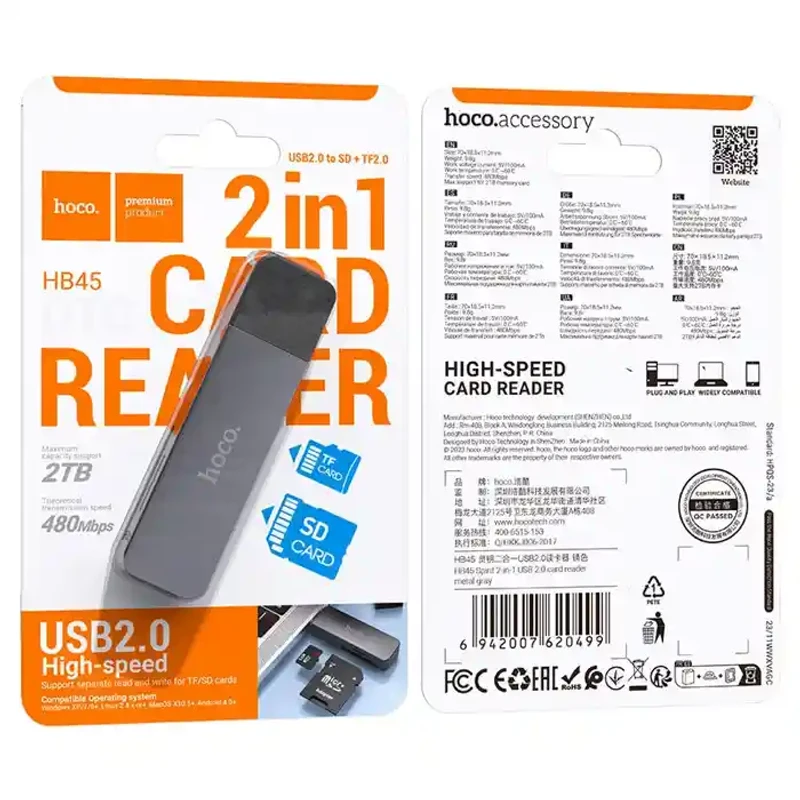 Spirit 2-in-1 USB 3.0 card reader