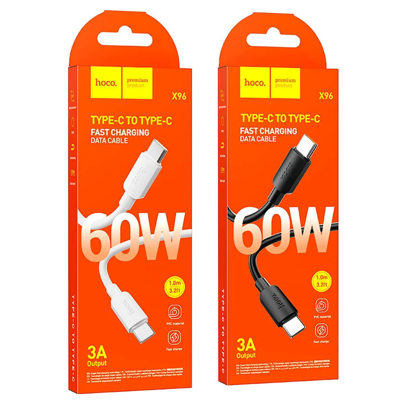 X96 Hyper 60W fast charging data cable Type-C to Type-C - Thumbnail 7