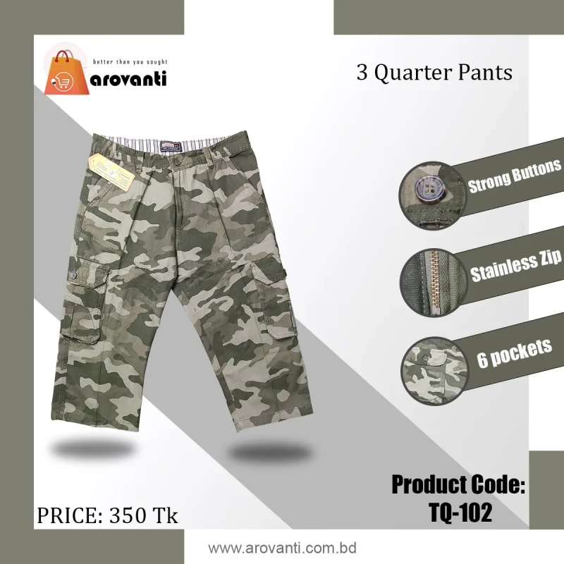 Six Pocket Three Quarter