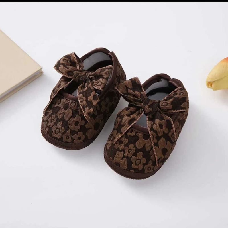 Flower Print Shoes ০-১২মাস ফ্রি সাইজ