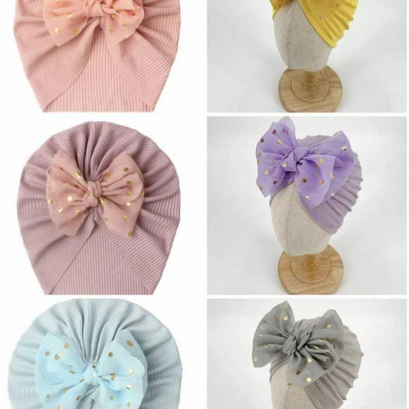 Spring Bow Turban Cap