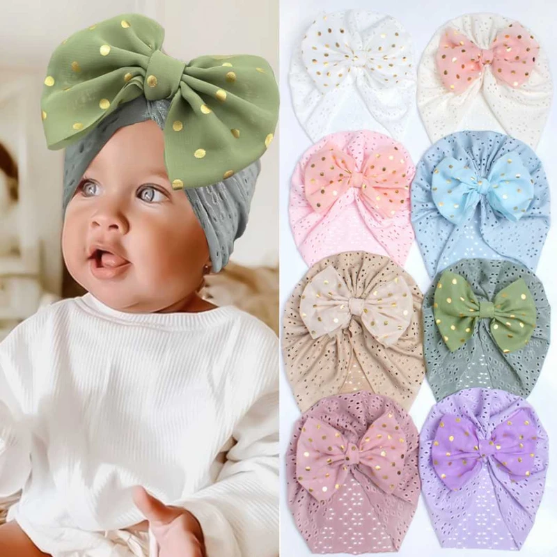Spring Bow Turban Cap