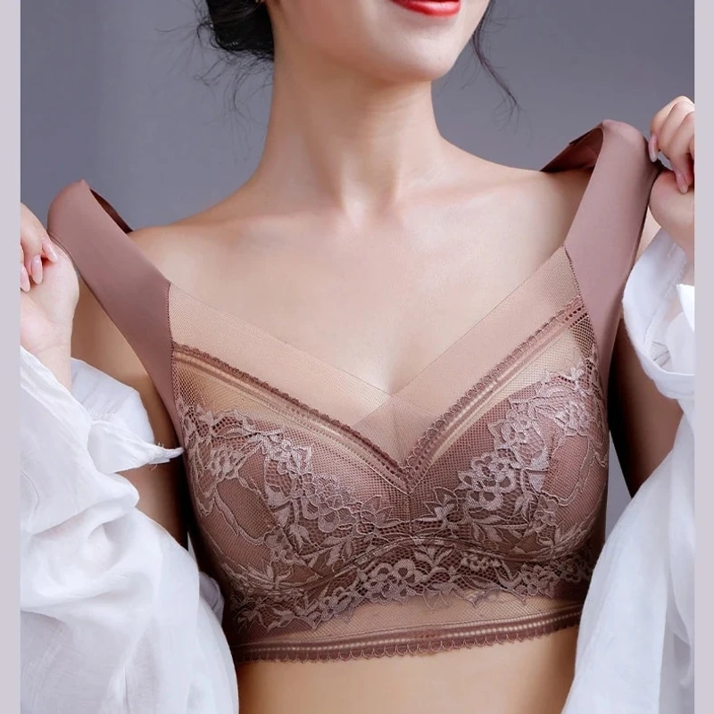 Seamless pushup Bra with Beautiful Back for Girls Fixed Without Steel Ring One Piece Wrapped Chest for Women Seamless Underwear - Image 9