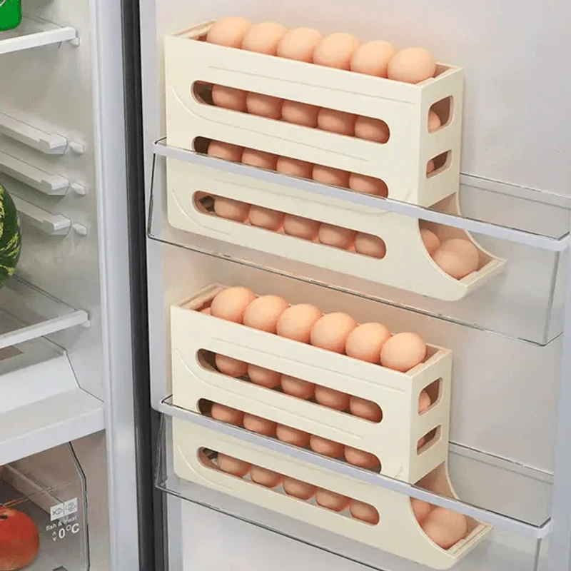 4-Layer Egg Storage Box Organizer - Image 3