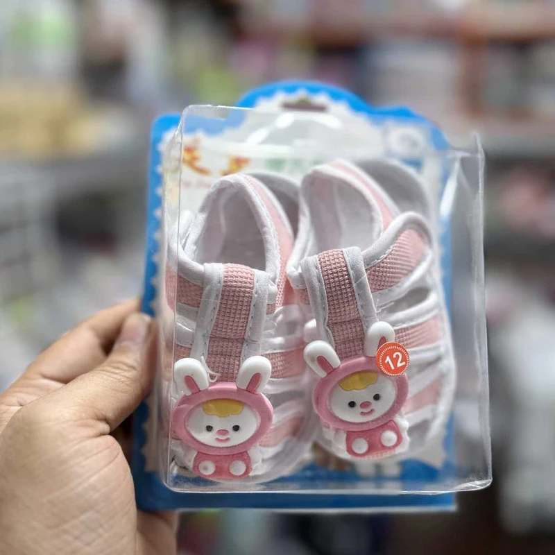 1. Cartoon Soft Crib Sandals ০-১২মাস ফ্রি সাইজ