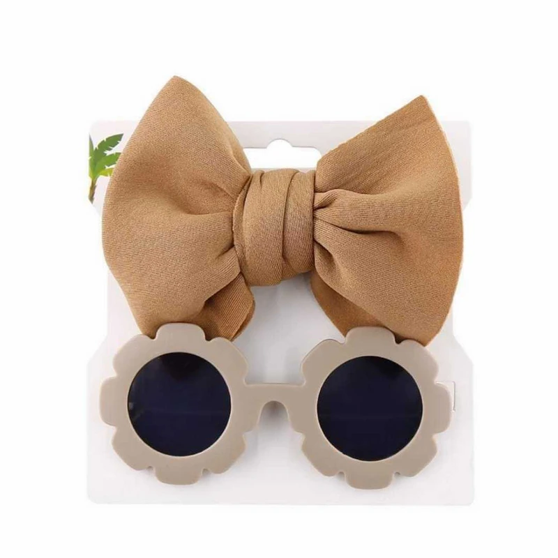 6. Baby Sunglasses+Headband Set