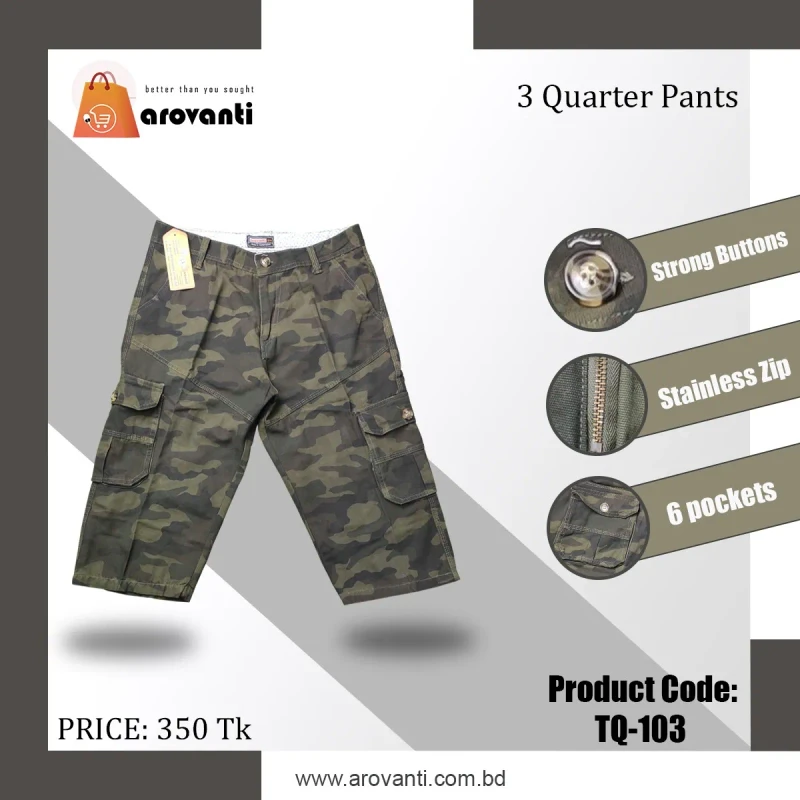 Six Pocket Three Quarter