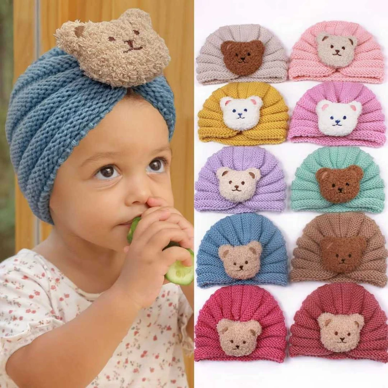 Winter Cat Turban Cap