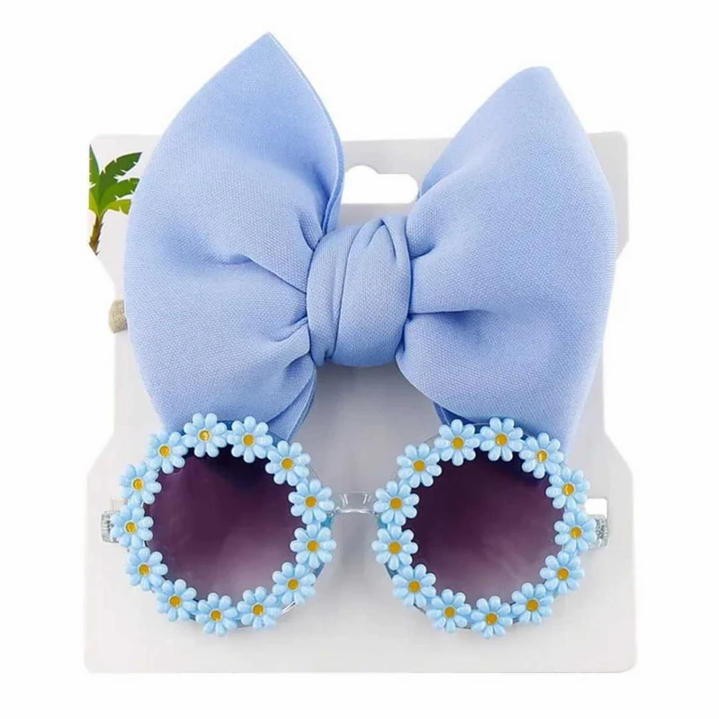 3. Baby Sunglasses+Headband Set