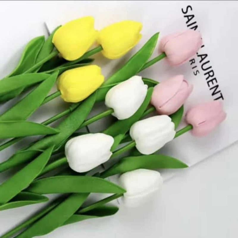 Artificial Tulips flowers 10 pcs - Image 4