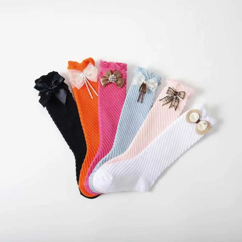 Multi Colour Long Socks ০-১২মাস ফ্রি সাইজ