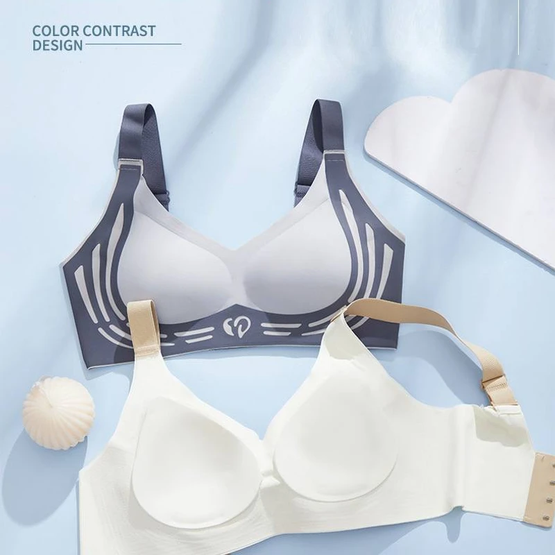 Women Gravity Defying Lift Push Up Bras No Underwire Gather Anti Sagging Shaping Comfortable Seamless Sports Oriented Underwear - Image 9