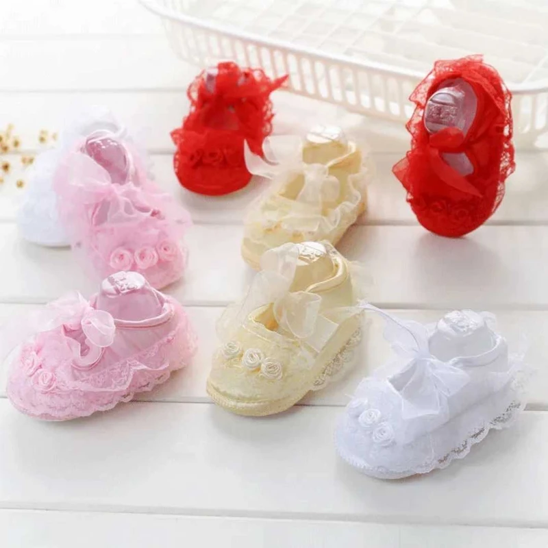 Flower Shoes White Colour ০-১২মাস ফ্রি সাইজ