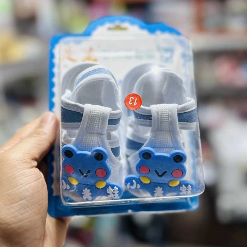 3. Lovely Cartoon Soft Crib Sandals ০-১২মাস ফ্রি সাইজ