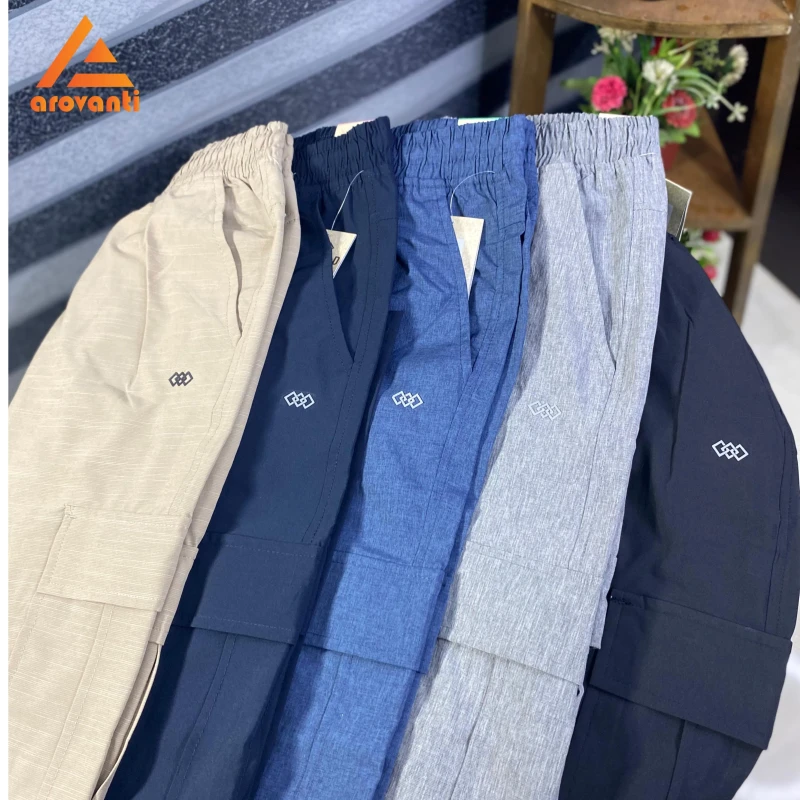 4 Pocket cargo Trouser Pant - Black