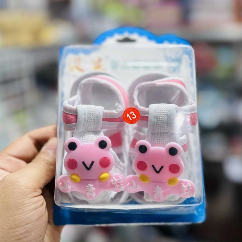 2. Lovely Cartoon Soft Crib Sandals ০-১২মাস ফ্রি সাইজ